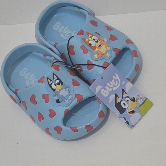 Bluey & Bingo Toddler Kids Comfort Clogs Graphic Sling-Back Unisex Sandals - Picture 1 of 5